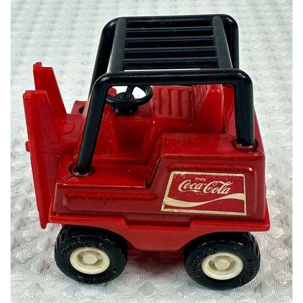 Vintage 1958 Buddy L Japan Diecast Goodyear Truck, Van & Coca-Cola Forklift 3Lot